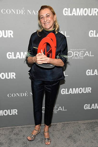 Press release Miuccia Prada Glamour WOFY 2016 award